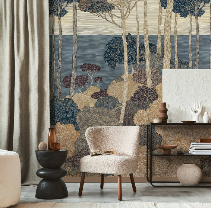 79229-5 Панно AS Creation 159*280, Эхо прибрежного леса