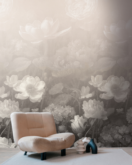 79249-1 Панно AS Creation 159*280, Гармония белых цветов