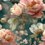 79248-8 Панно AS Creation 159*280, Цветущий шиповник